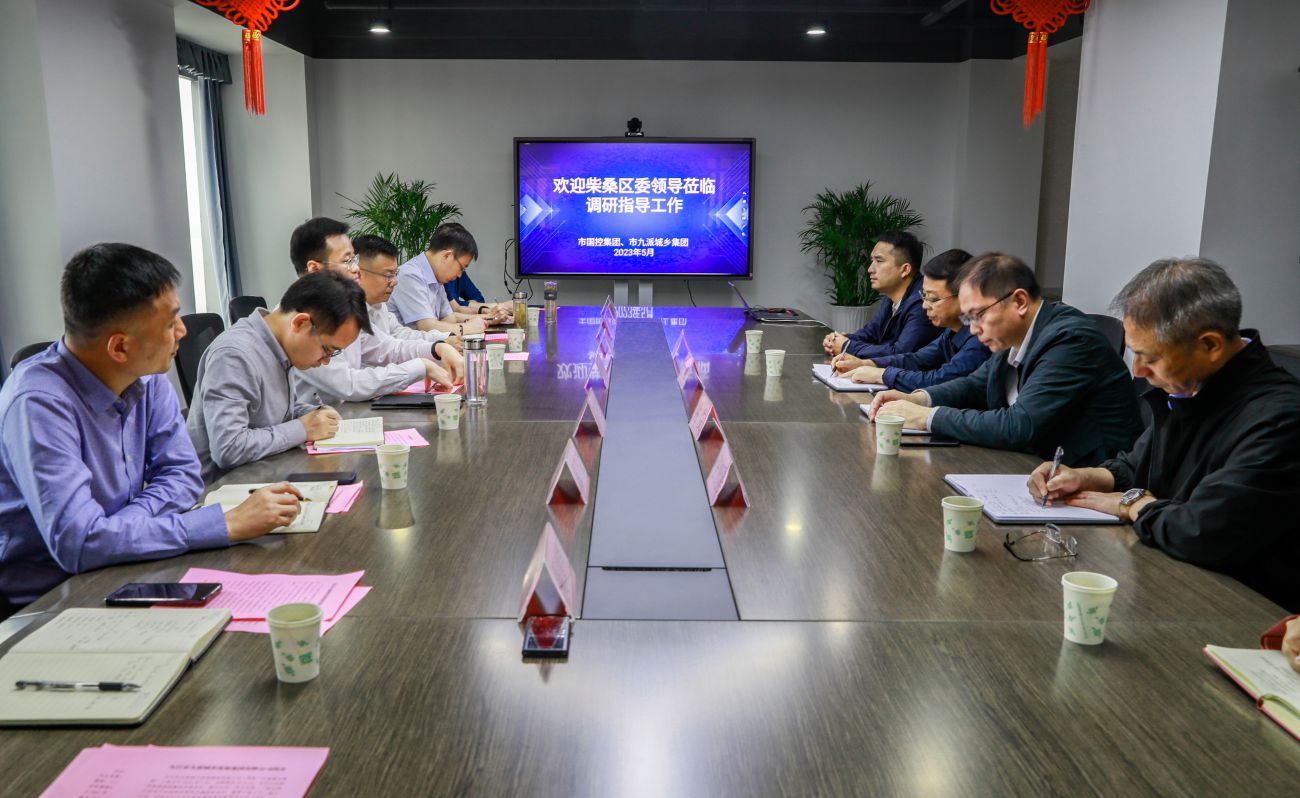 柴桑區(qū)委書記盛煒一行來訪市國控集團、市九派城鄉(xiāng)發(fā)展集團